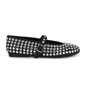 Nine West Black Studded Flats